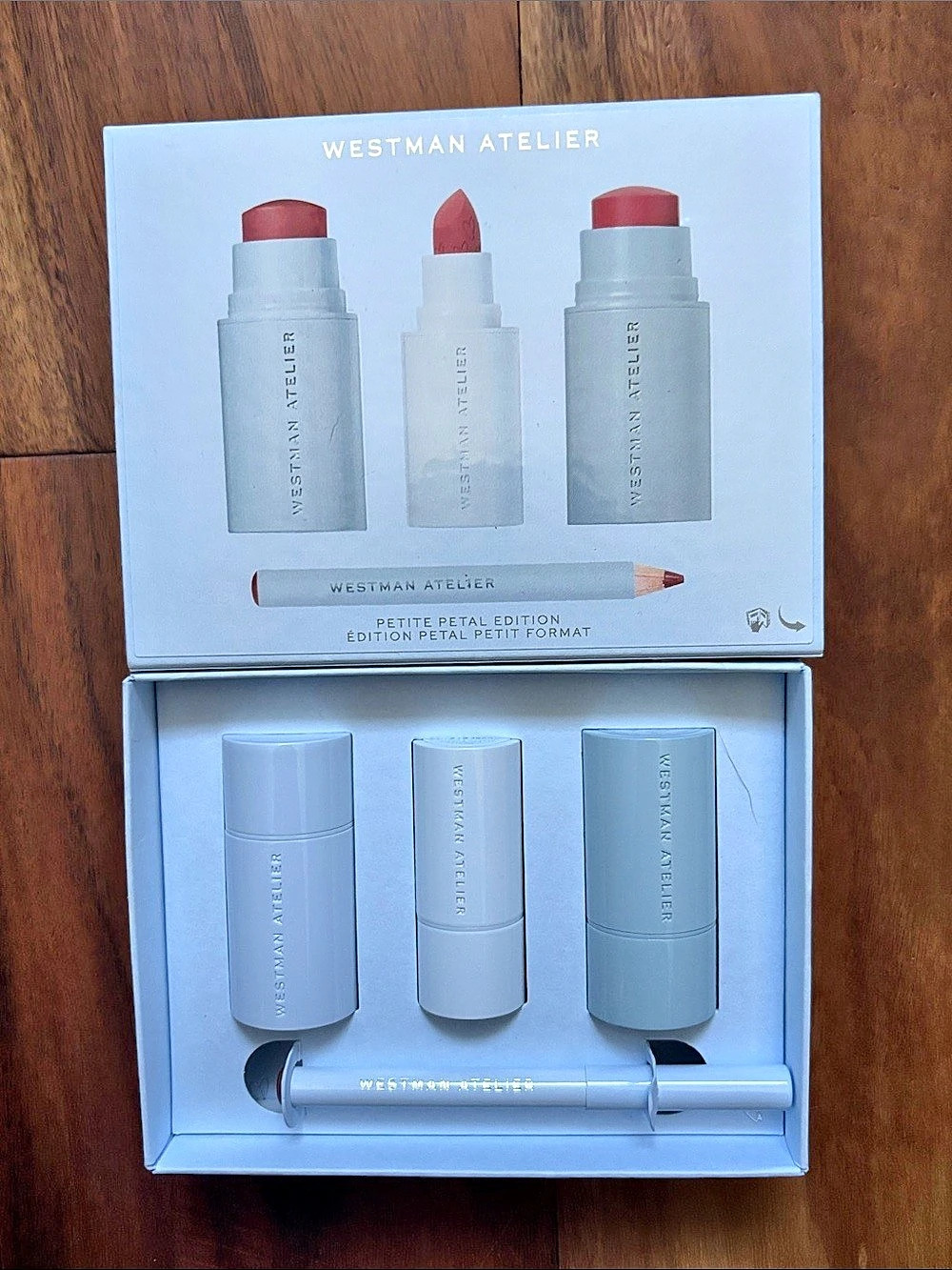 Westman Atelier Petite Petal Edition Lipstick Set in Pink & Red NWT